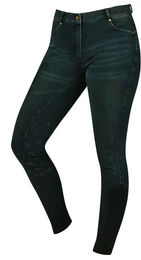 Produktbild von Dublin Shona Reitjeans für Damen mit Silikon Full Grip in Blau oder Schwarz