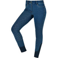 Produktbild von Dublin Shona Reitjeans für Kinder in Denim Blau Größe 14 Jahre mit Voll-Gripp