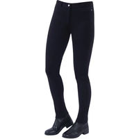 Produktbild von Dublin Supa-fit Zip Up Reithose für Damen aus Baumwolle Schwarz Größe M