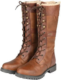 Dublin Yukon Reitstiefel für Damen aus Leder wasserdicht Braun Größe 40 EU – Bild 1 von 8