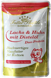 Produktbild von DUO Katzen Nassfutter Gold Edition Lachs und Huhn Getreidefrei mit Distelöl