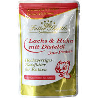Produktbild von DUO Katzen Nassfutter Gold Edition Lachs und Huhn Getreidefrei mit Distelöl