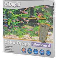 Produktbild von Dupla Gel-o-Drops Weekend Gel-Futter für Süßwasserfische 12 x 2g - 12 x 2 g