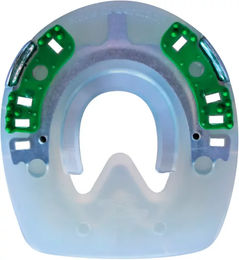 Produktbild von Dupla Hufeisen Extra Clipped mit 2 Vorderhufen aus Metall