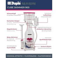 Produktbild von Dupla Marin Cube Skimmer CS 900 Eiweißabschäumer für Meerwasseraquarien bis 900 Liter mit 16 Watt