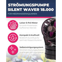 Produktbild von Dupla Marin Silent Waver 18000 Strömungspumpe für Meeresaquarien mit 18.000 l/h und 50W - 1 Stk.