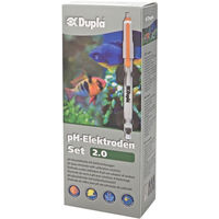 Produktbild von Dupla pH-Elektroden Set 2.0 mit Glaselektrode BNC Stecker inklusive Kalibrierlösung und Messzubehör für den Fisch-Wassertest - 10 ml