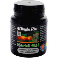 Produktbild von DuplaRin Herbi Gel Futter für Salzwasserfische ohne tierisches Protein 150 g