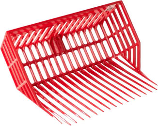 Produktbild von DuraFork Steife Gabel für Körbe aus Kunststoff in Rot