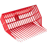 Produktbild von DuraFork Steife Gabel für Körbe aus Kunststoff in Rot