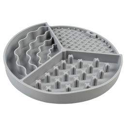 Duvo+ Anti-Schlingnapf Slow Feeder aus Silikon Grau für Hunde – Bild 1 von 6