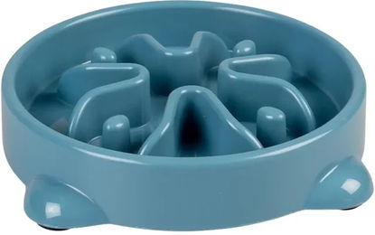 Duvo+ Anti-Schlingnapf Slow Feeder für Hund oder Katze Größe M Blau – Bild 1 von 3