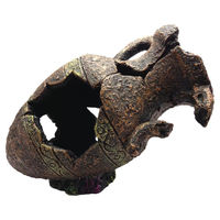 Produktbild von Duvo+ Aquariumdekoration Antiker Krug Figur und Höhle für Fische in Braun