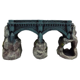 Produktbild von Duvo+ Aquariumdekoration Brücke Medium für Süßwasser und Salzwasser 22x8x12cm