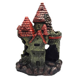Duvo+ Aquariumdekoration Burg Figur und Höhle für Fische 17x14x23cm – Bild 1 von 2