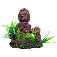 Produktbild von Duvo+ Aquariumdekoration Faceless Man Figur und Höhle für Fische in Braun