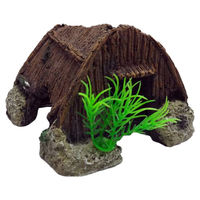 Produktbild von Duvo+ Aquariumdekoration Haus Figur und Höhle aus Kunstharz für Süßwasser und Salzwasser
