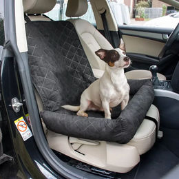 Duvo+ Autoschondecke für Hunde aus Kunstleder Schwarz 99x58x12cm – Bild 1 von 8