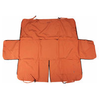 Produktbild von Duvo+ Autoschondecke Trail Rücksitzbezug aus Oxford-Gewebe wasserabweisend Orange 205 x 145 x 0,5 cm