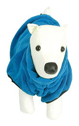 Produktbild von DUVO+ Bademantel für Hunde aus Microfiber in Blau XXL