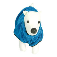 Produktbild von DUVO+ Bademantel für Hunde aus Microfiber in Blau XXL