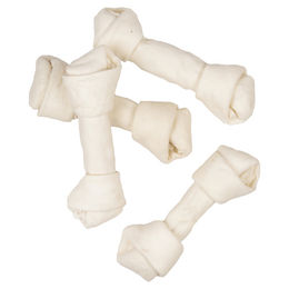 Duvo+ Boneata Kauknochen Rinderhaut Monoprotein für Hunde 27 cm 4 Stück - 4 x 27 cm – Bild 1 von 2