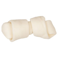 Produktbild von Duvo+ Boneata Rinderhaut-Knochen Hundesnack 17 cm 4 Stück - 4 x 17 cm