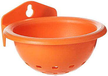 Duvo+ Brutnest für Vögel aus Kunststoff in Orange mit Wandhaken – Bild 1 von 5