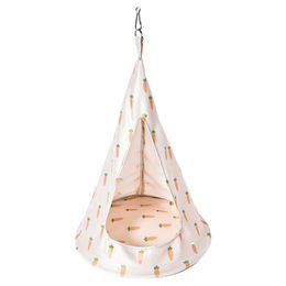 Produktbild von Duvo+ Carrot Plüsch Hängetipi für Nagetiere weiß 23x23x42 cm