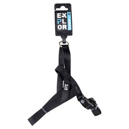 Produktbild von Duvo+ Chest Classic Hundegeschirr aus Nylon in Schwarz Größe XS