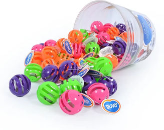 Duvo+ Cubo Katzenball mit Glöckchen aus Kunststoff 4 cm – Bild 1 von 1