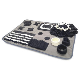 Duvo+ Deluxe Schleckmatte Intelligenzspielzeug aus Stoff für Hunde und Katzen XXL 75 x 50 cm Bunt – Bild 1 von 7