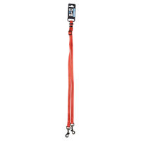 Produktbild von Duvo+ Doppelleine aus Nylon in Rot
