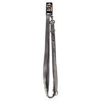 Produktbild von Duvo+ Duo Safety Führleine aus Nylon für große Hunde grau Größe L/XL