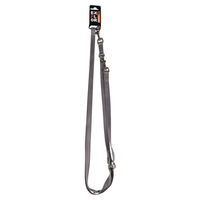 Produktbild von Duvo+ Duo Safety Führleine aus Nylon für kleine Hunde Grau S/M