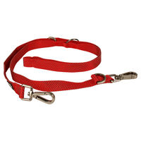 Produktbild von Duvo+ East Duo Hundeleine aus Nylon rot wasserdicht 200cm - 200 cm