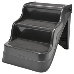 Duvo+ Easy-Up Hundetreppe aus Kunststoff Schwarz – Bild 1 von 5