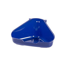 Duvo+ Ecktoilette für Nagetiere aus Kunststoff in Blau 37,5 x 26,5 x 15,5 cm – Bild 1 von 2