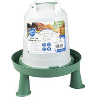 Produktbild von Duvo+ Eco Tränke mit Schraubmechanismus und Griff für Hühner und Puten, Grün, 3 l - 3 l