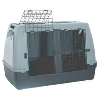 Produktbild von Duvo+ ECO Transportbox Baron mit zwei Türen aus Kunststoff grau/grün
