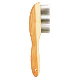 Duvo+ Entwirrungskamm Bamboo für Hunde und Katzen mit Bambusgriff – Bild 1 von 4