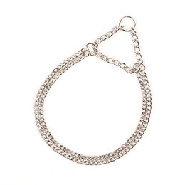 Produktbild von Duvo+ Erziehungshalsband für Hunde aus Metall verchromt 2-reihig 60 cm - 60 cm