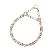 Produktbild von Duvo+ Erziehungshalsband für Hunde aus Metall verchromt 2-reihig 60 cm - 60 cm