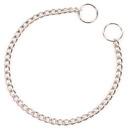 Produktbild von Duvo+ Erziehungshalsband Slip Hundehalsband aus Metall Silber 50 cm