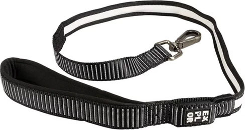 Duvo+ Explor City Paris Hundeleine aus Nylon mit LED und Akku Schwarz 100cm – Bild 1 von 3