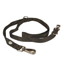 Duvo+ Explor East Duo Hundeleine aus Nylon Schwarz XL 200 cm 25 mm waterproof - 200 cm – Bild 1 von 4