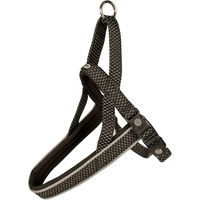 Produktbild von Duvo+ Explor East Hundegeschirr aus Nylon Schwarz Größe M wasserdicht