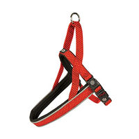 Produktbild von Duvo+ Explor East Hundegeschirr aus Nylon wasserfest Rot Größe L 50-65 cm
