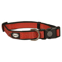 Produktbild von Duvo+ Explor East Hundehalsband aus wasserdichtem Nylon in Rot Größe XL