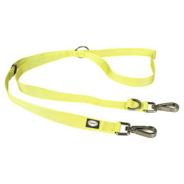 Produktbild von Duvo+ Explor North Duo Hundeleine aus Nylon neongelb 200 cm - 2 m